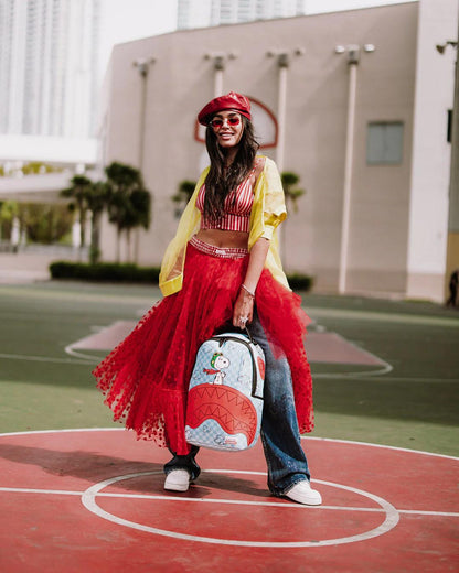 Sprayground SNOOPY PILOT SHARK DLXSV BACKPACK
