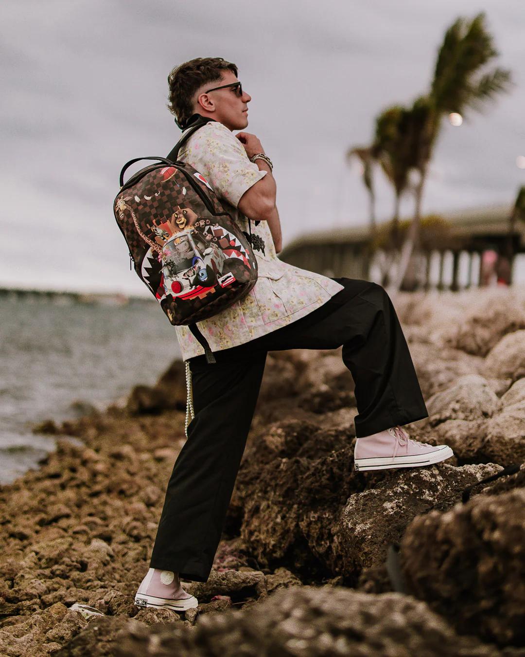 Sprayground MADAGASCAR ROLLIN THRU DLXSV BACKPACK