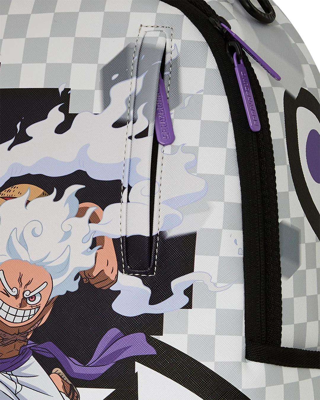 Sprayground ONE PIECE GEAR 5 LUFFY CHECKERED SMASH
