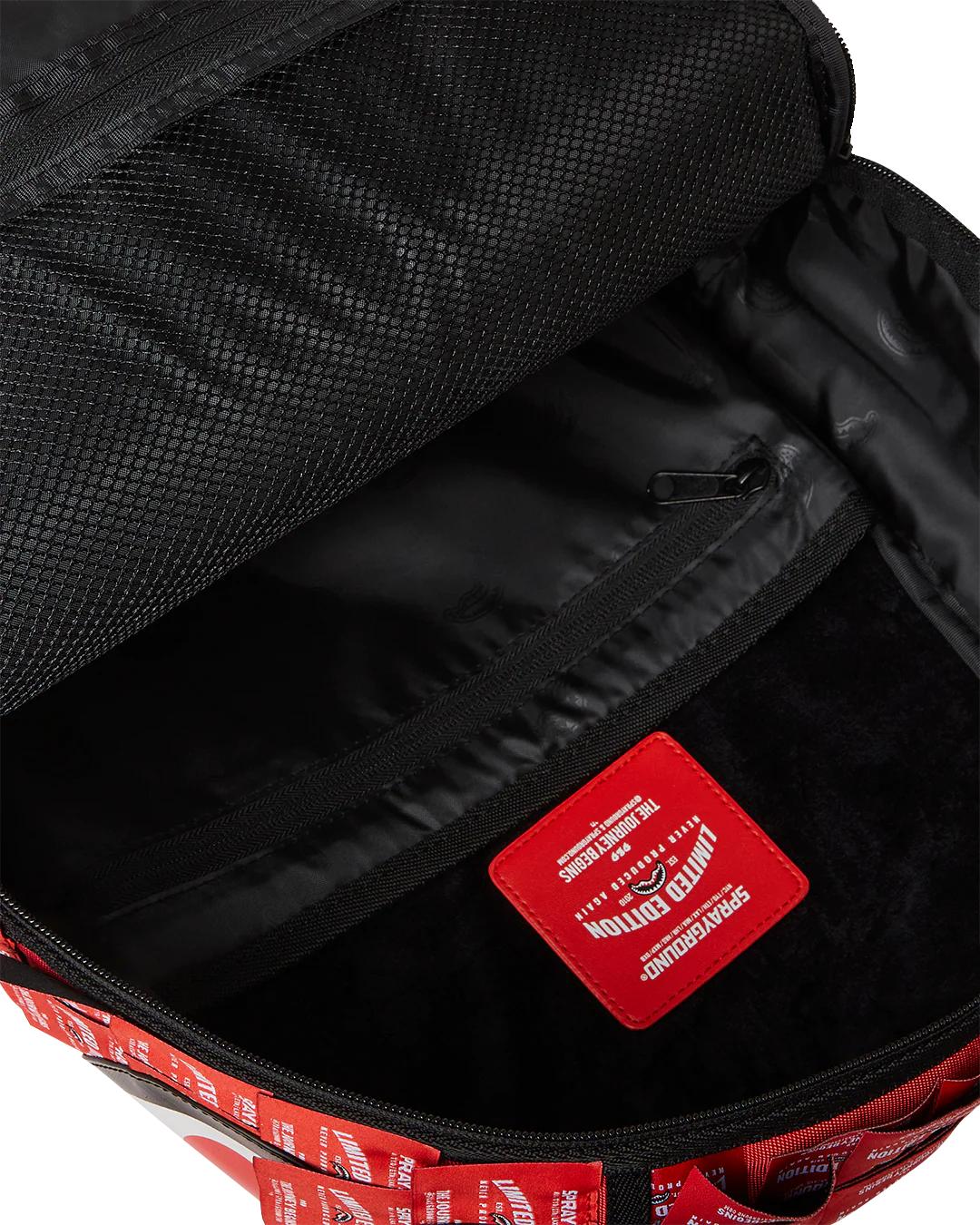 Sprayground MADE OF WOVEN LABELS SHARK BACKPACK