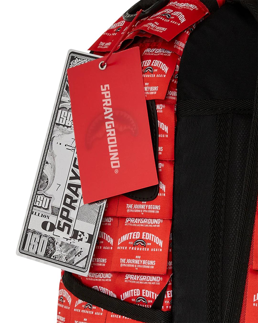 Sprayground MADE OF WOVEN LABELS SHARK BACKPACK