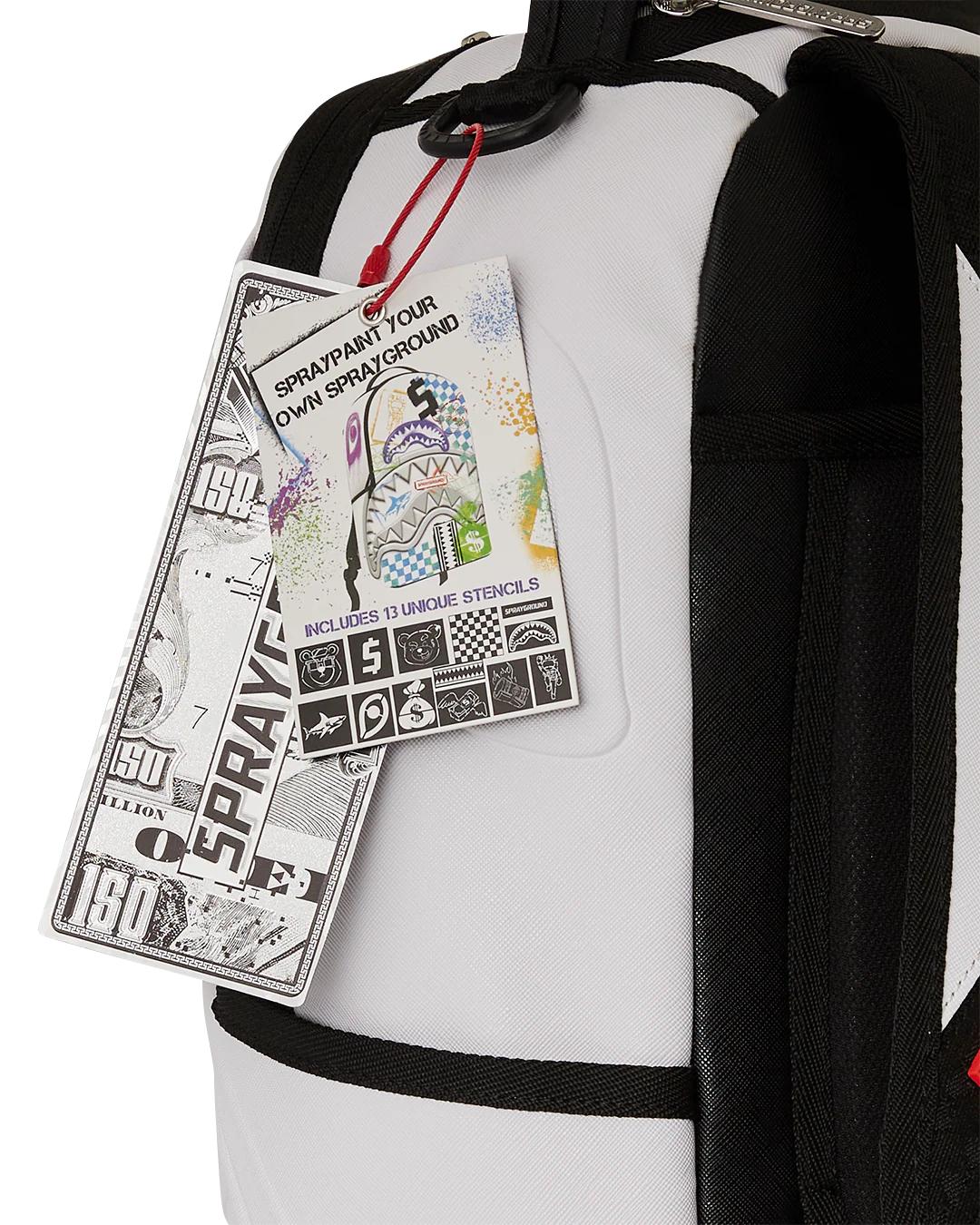 Sprayground GRAFFITI ARTIST - DESIGN YOUR OWN BACKPACK - 9 STENCILS INCLUDED