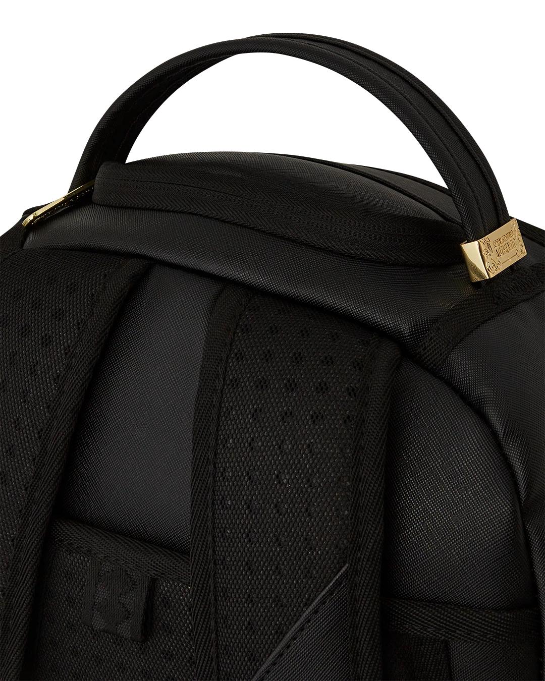 Sprayground GOLD AND BLACK RACING STRIPES BACKPACK