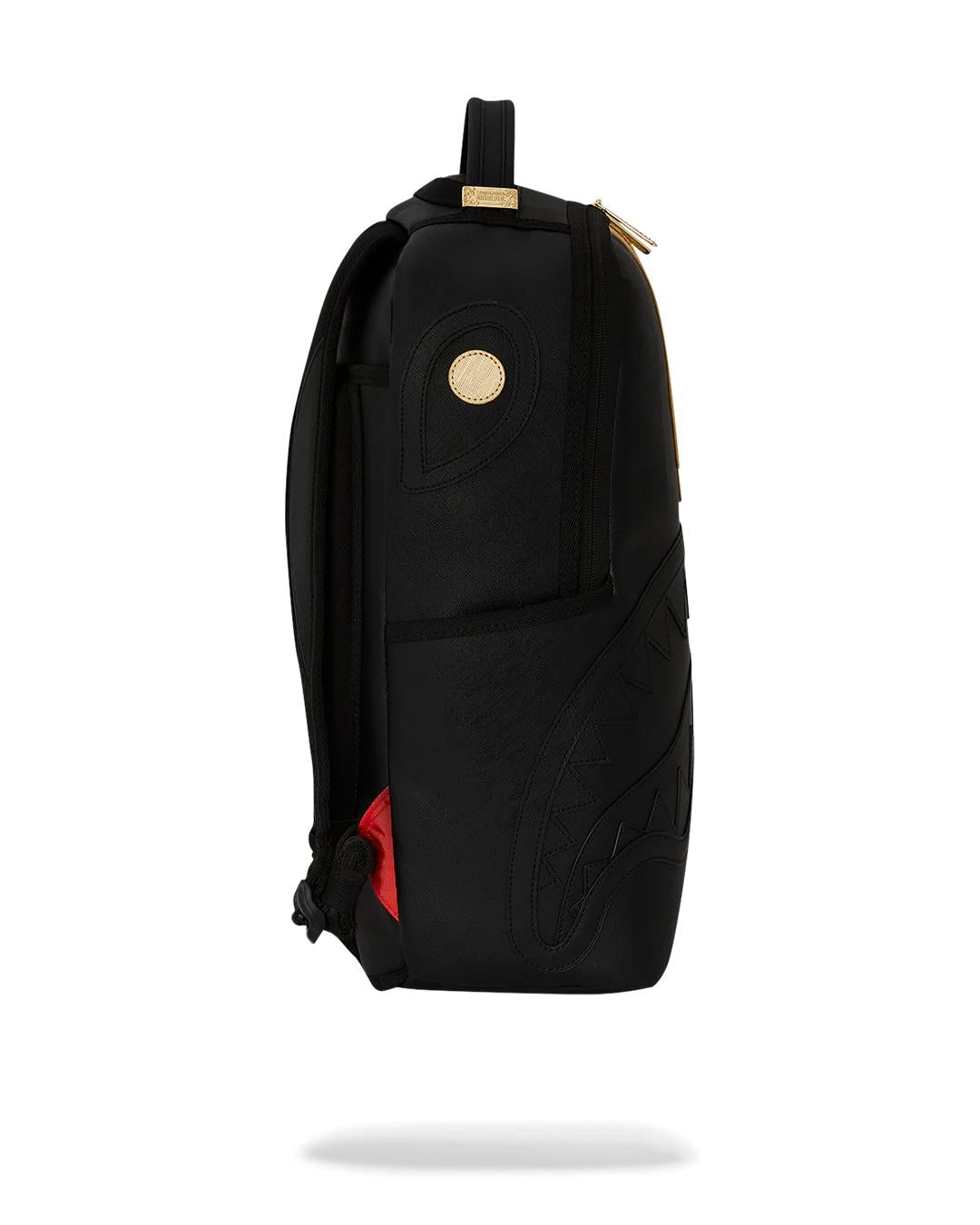 Sprayground GOLD AND BLACK RACING STRIPES BACKPACK