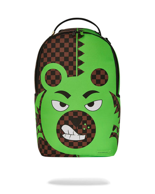 Sprayground GREEN MONEY BEAR DLXSV BACKPACK