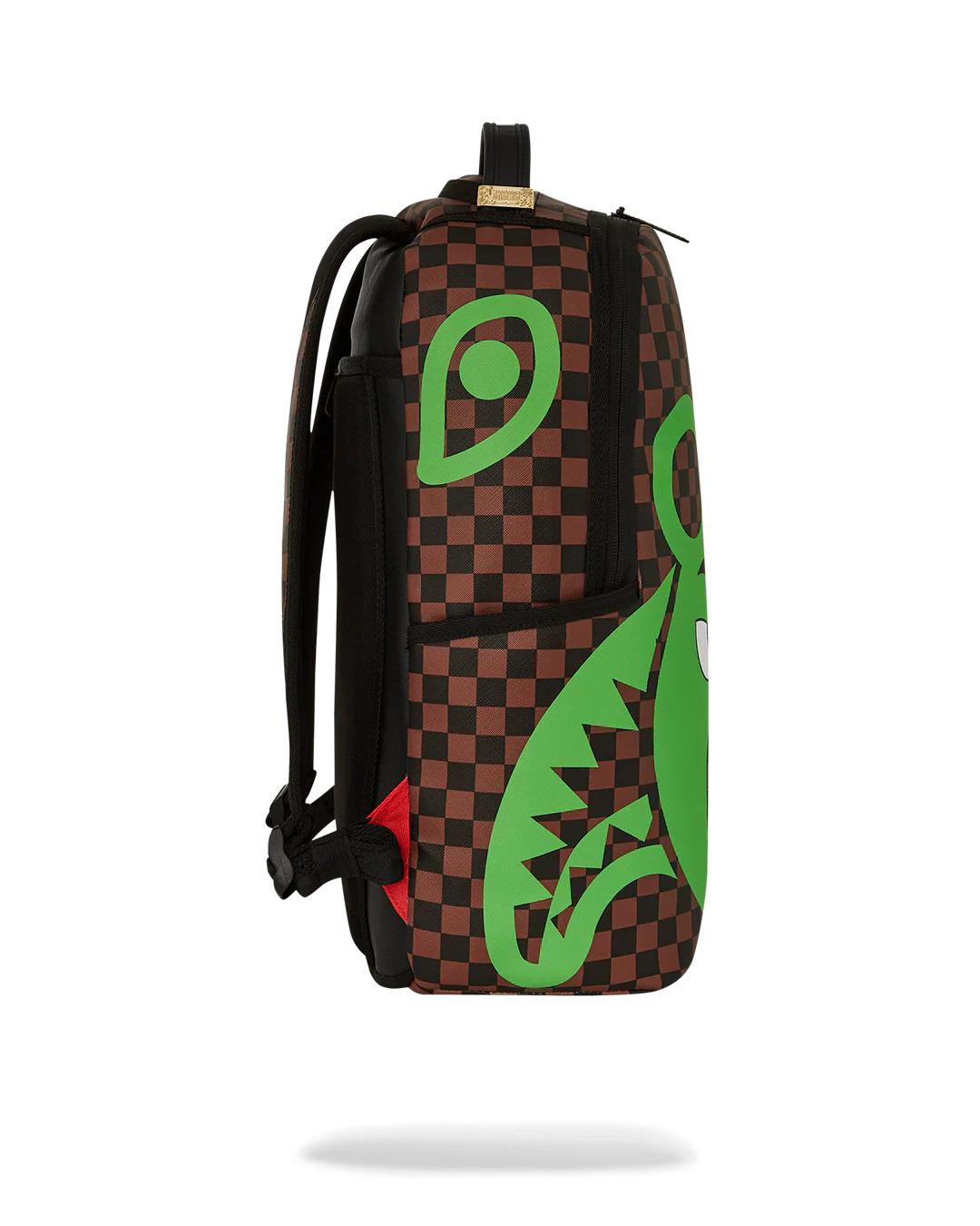 Sprayground GREEN MONEY BEAR DLXSV BACKPACK