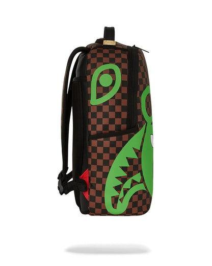 Sprayground GREEN MONEY BEAR DLXSV BACKPACK