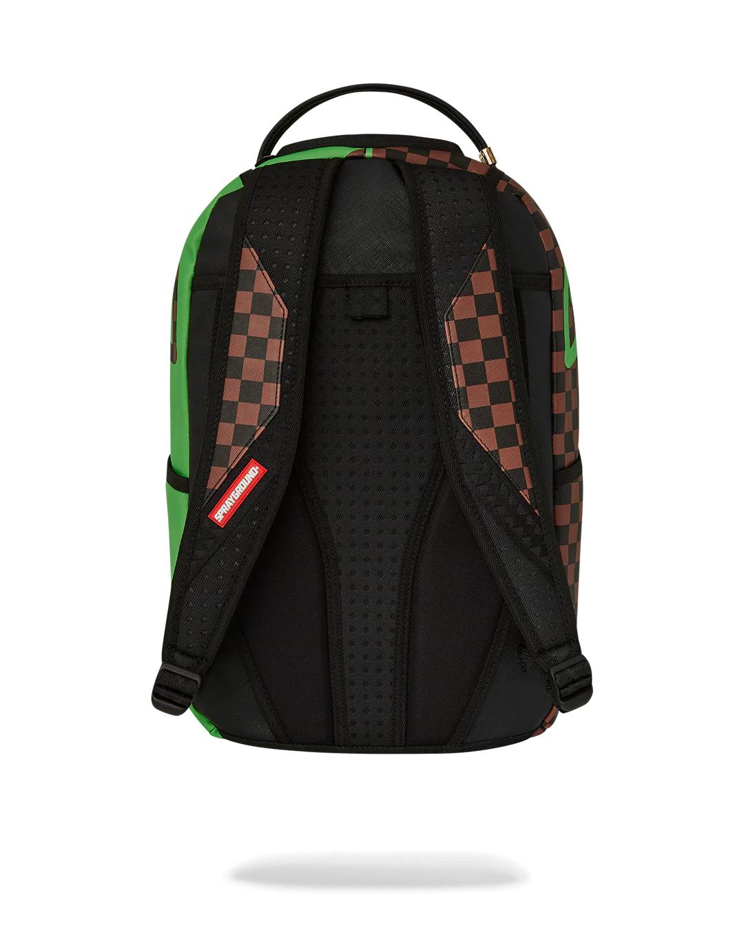 Sprayground GREEN MONEY BEAR DLXSV BACKPACK