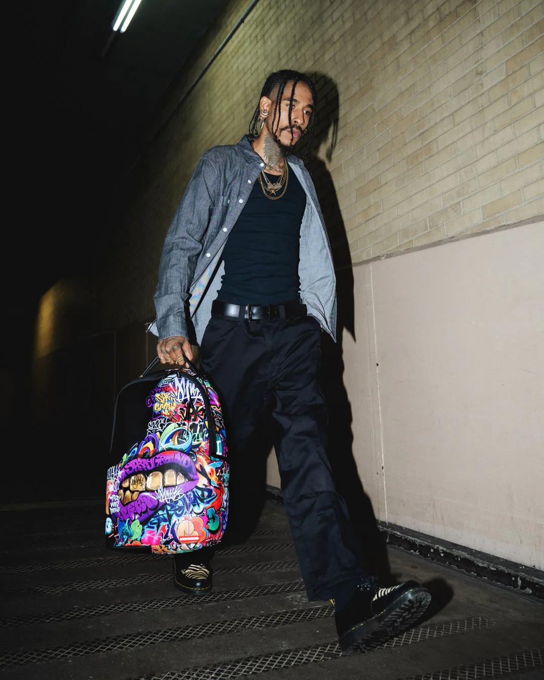 Sprayground HALF GRAF LIPS DLXSV BACKPACK