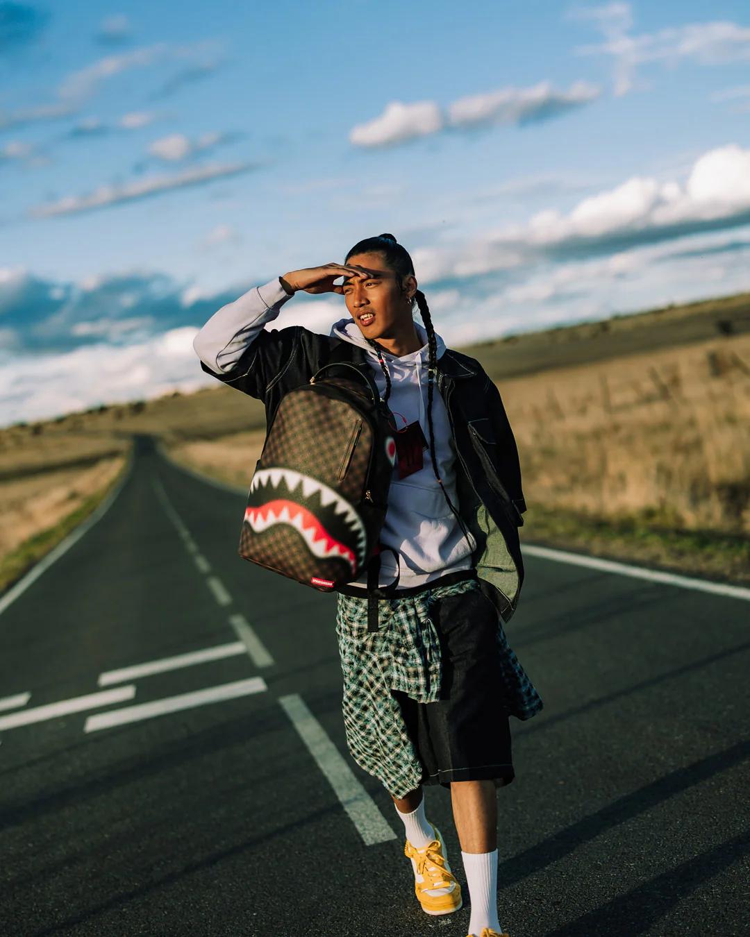 Sprayground SHARKS IN PARIS BLUR EFFECT BACKPACK