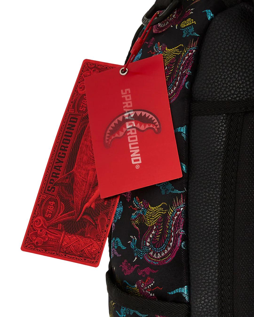 Sprayground EMBROIDERED DRAGONS DLX BACKPACK