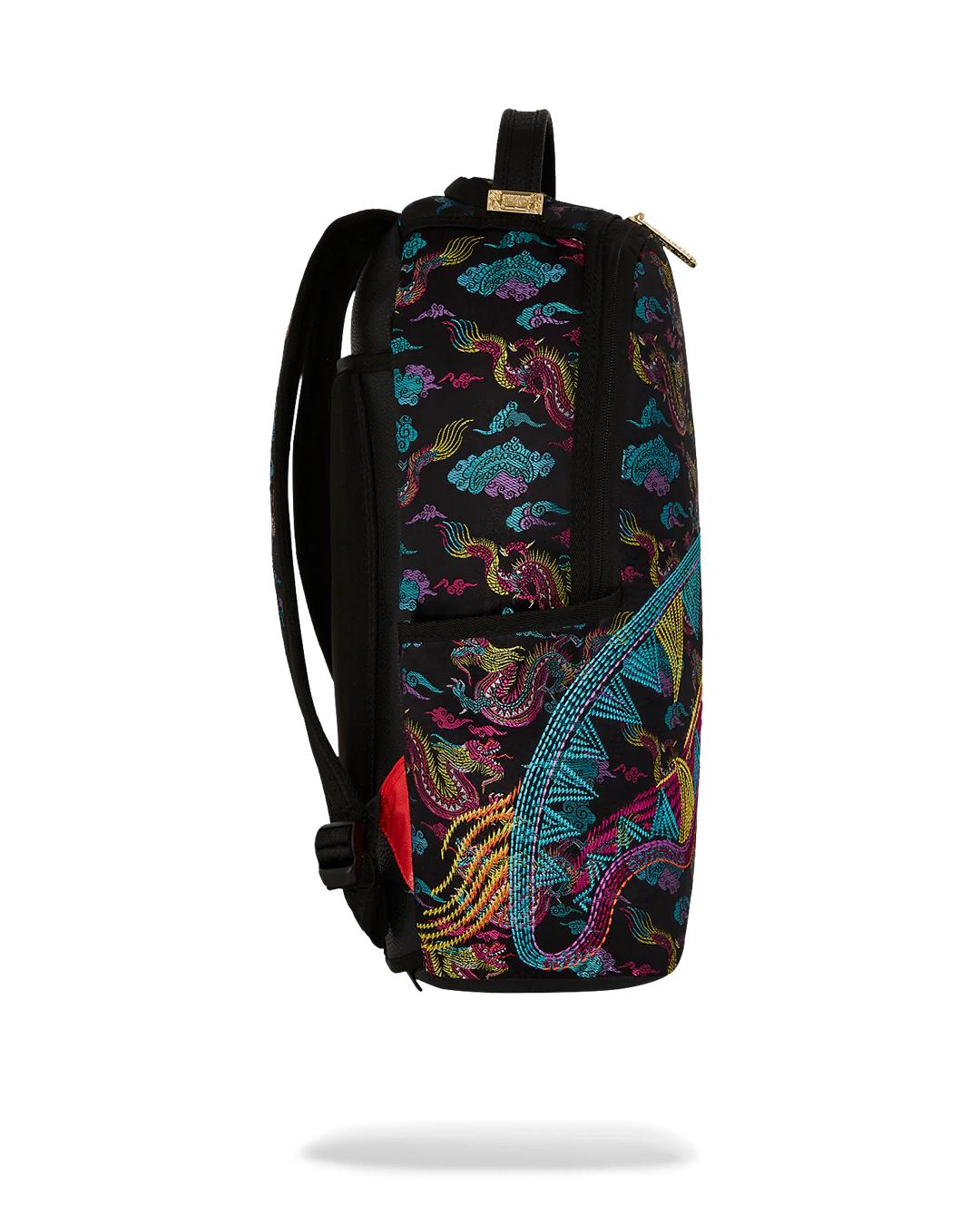 Sprayground EMBROIDERED DRAGONS DLX BACKPACK