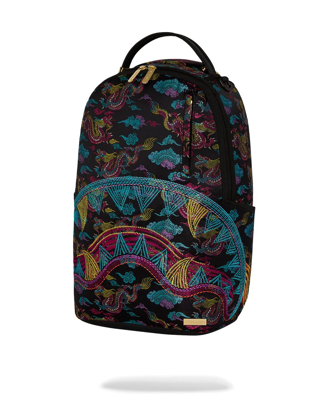 Sprayground EMBROIDERED DRAGONS DLX BACKPACK
