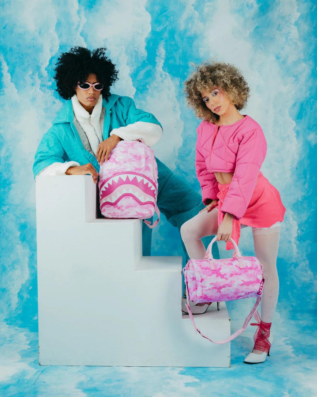 Sprayground FURRROCIOUS IN PINK DLXSF BACKPACK