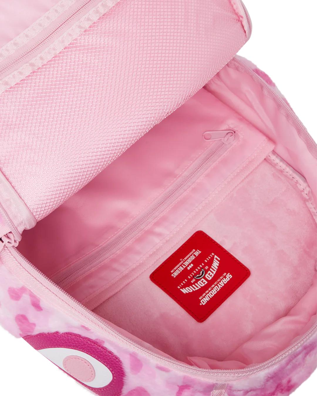 Sprayground FURRROCIOUS IN PINK DLXSF BACKPACK