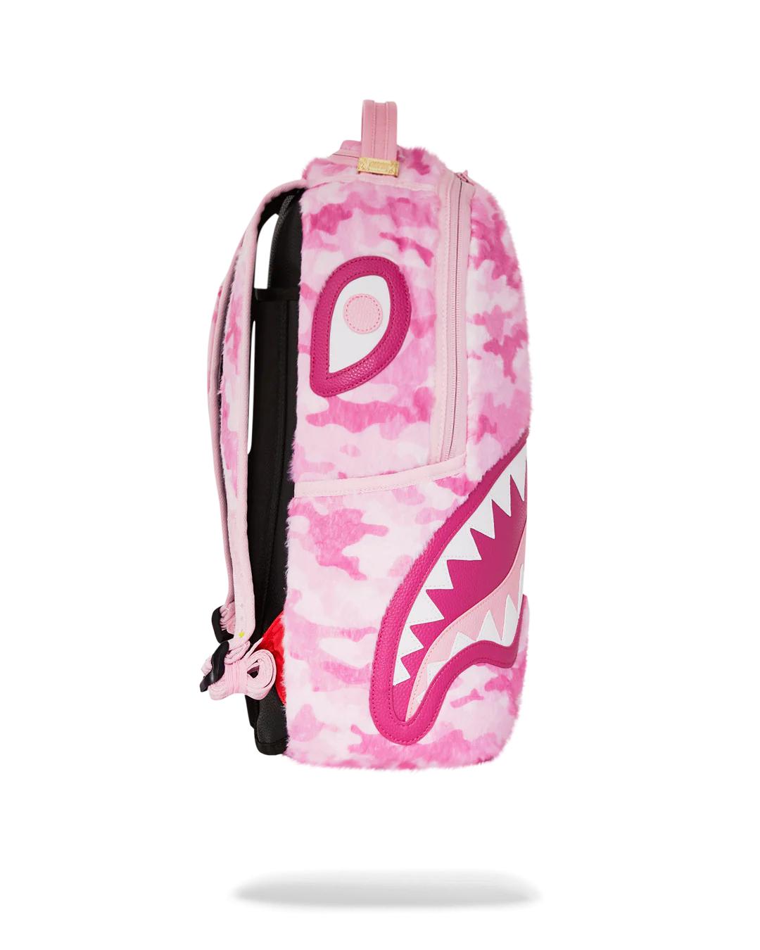 Sprayground FURRROCIOUS IN PINK DLXSF BACKPACK