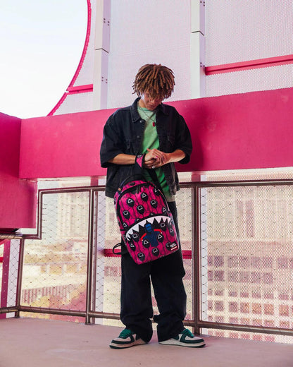 Sprayground SQUID GAME COLLAB FRONT MAN & PINK GUARD SHARKS BACKPACK