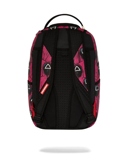 Sprayground SQUID GAME COLLAB FRONT MAN & PINK GUARD SHARKS BACKPACK