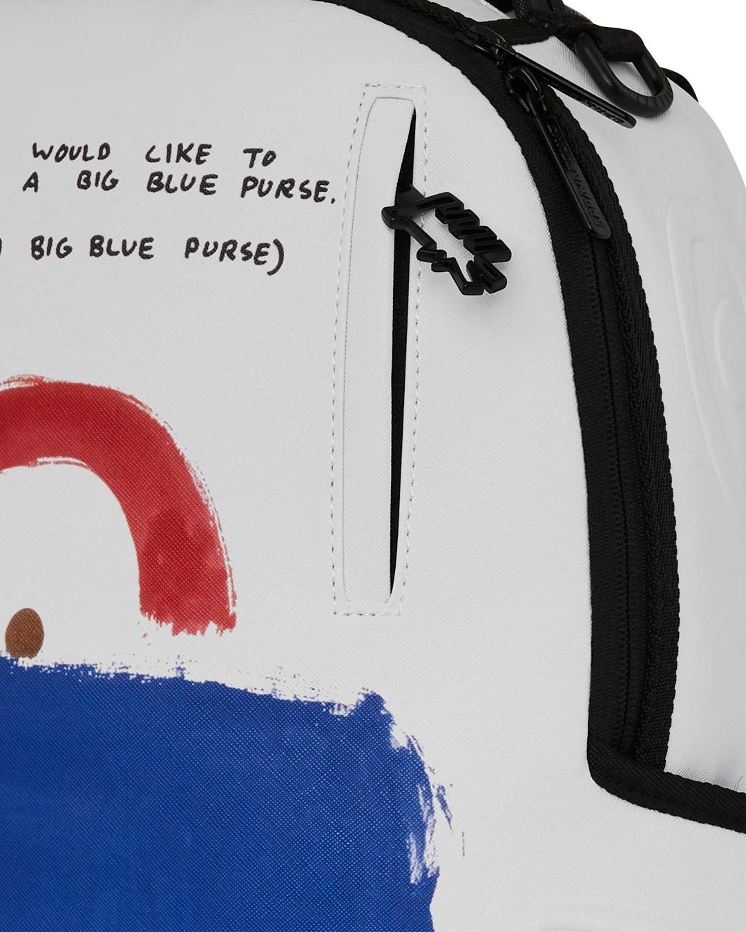 Sprayground KEITH HARING BIG BLUE PURSE ART BACKPACK