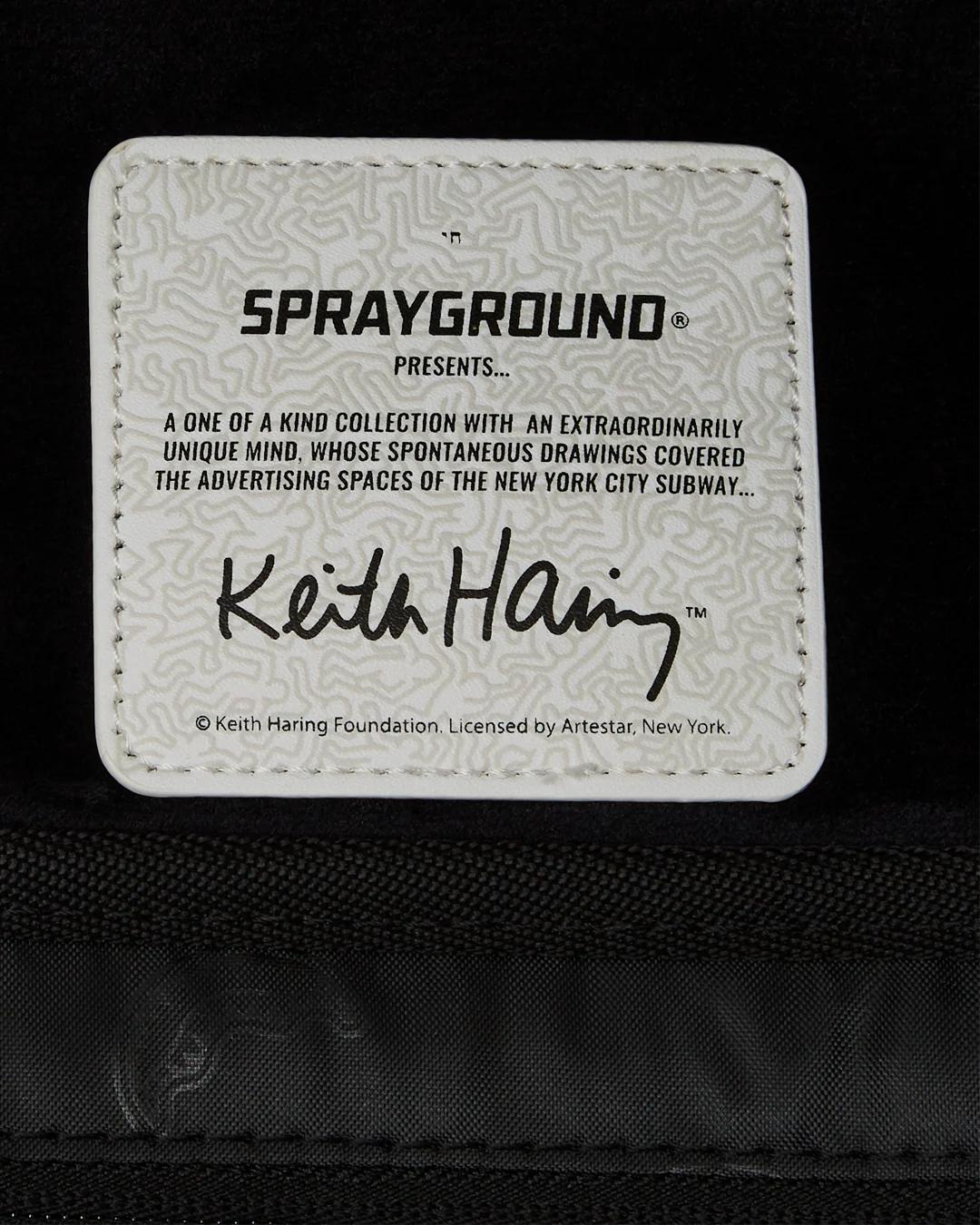 Sprayground KEITH HARING BIG BLUE PURSE ART BACKPACK