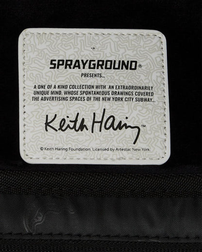 Sprayground KEITH HARING BIG BLUE PURSE ART BACKPACK