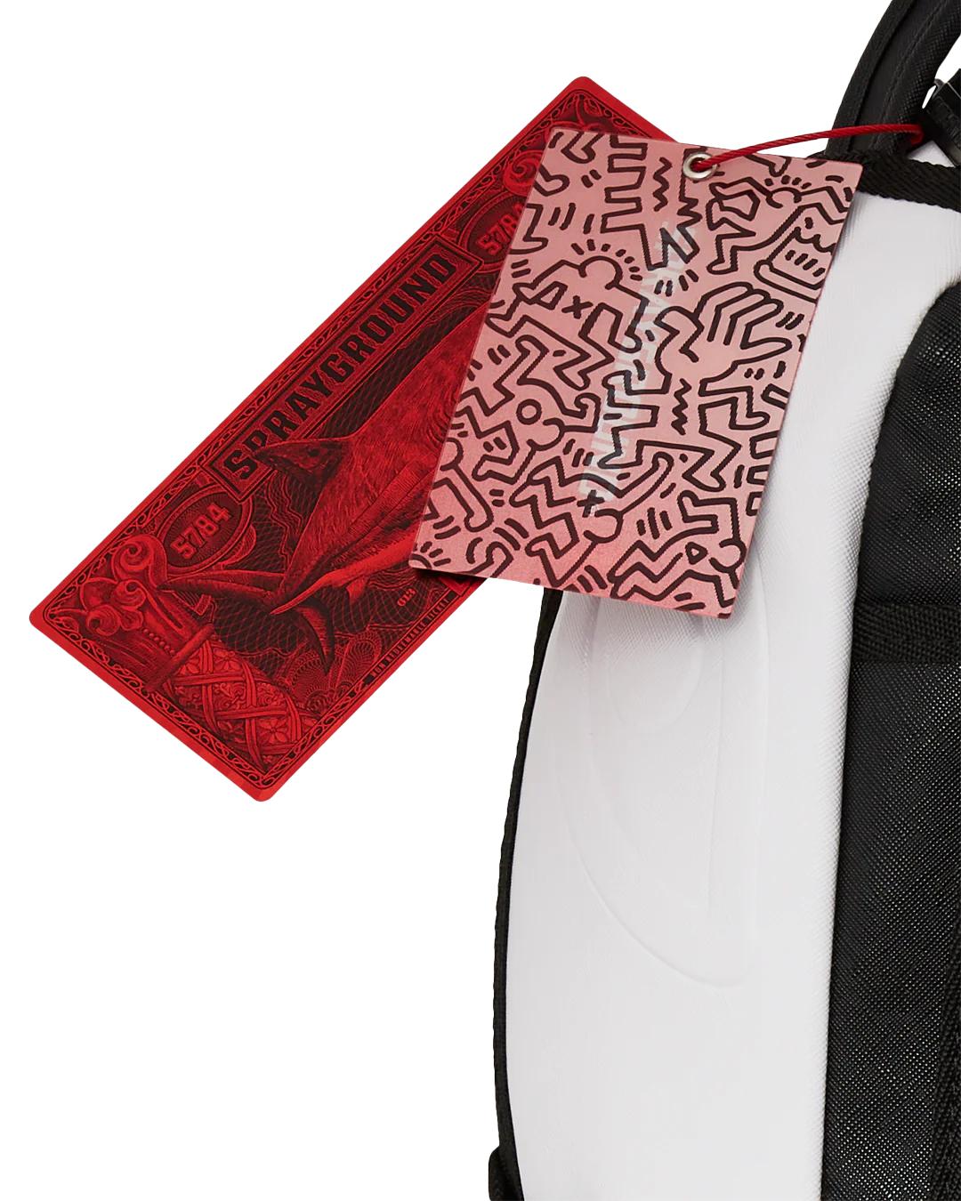 Sprayground KEITH HARING BIG BLUE PURSE ART BACKPACK