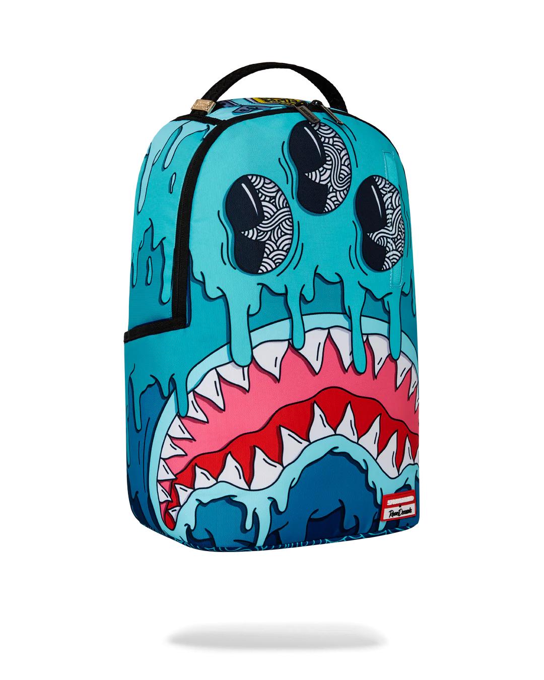 Sprayground JORGE RODRIGUEZ THE ARTIST COLLAB DRIPS SHARKS BACKPACK
