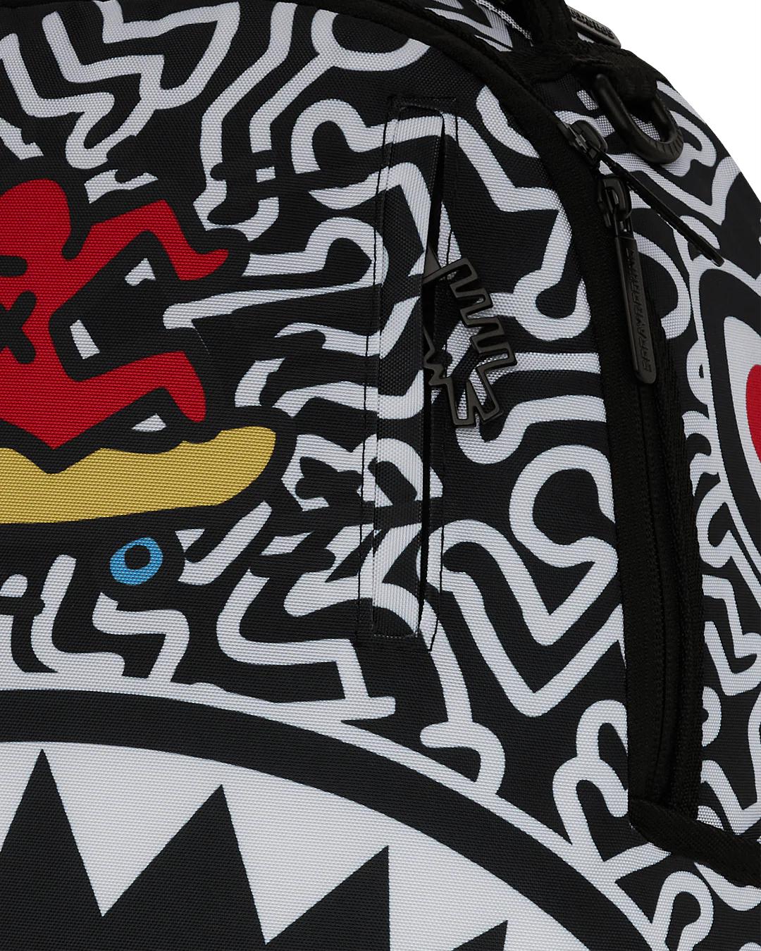 Sprayground KEITH HARING SKATER SHARK DLXSR BACKPACK