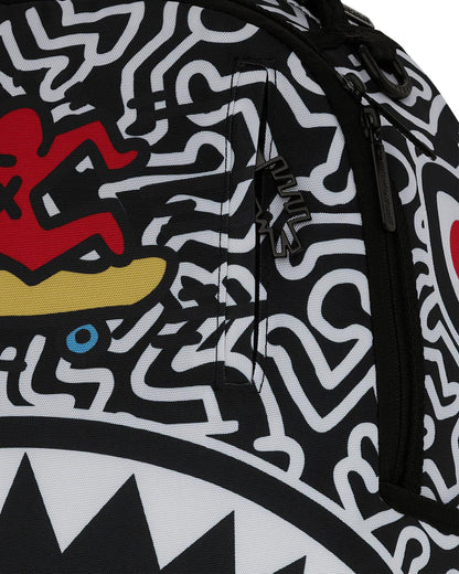 Sprayground KEITH HARING SKATER SHARK DLXSR BACKPACK