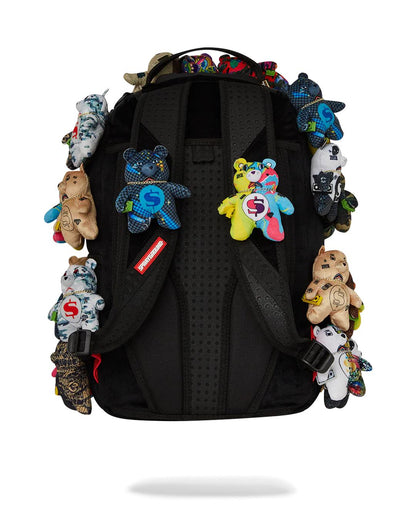Sprayground PACK OF BEARS REAL PLUSH BEARS RUNWAY PIECE BACKPACK - SUPER EXCLUSIVE