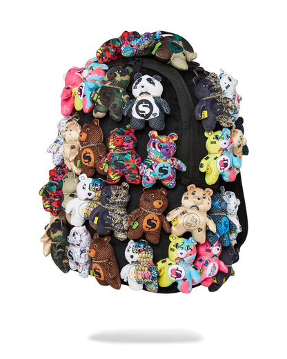 Sprayground PACK OF BEARS REAL PLUSH BEARS RUNWAY PIECE BACKPACK - SUPER EXCLUSIVE