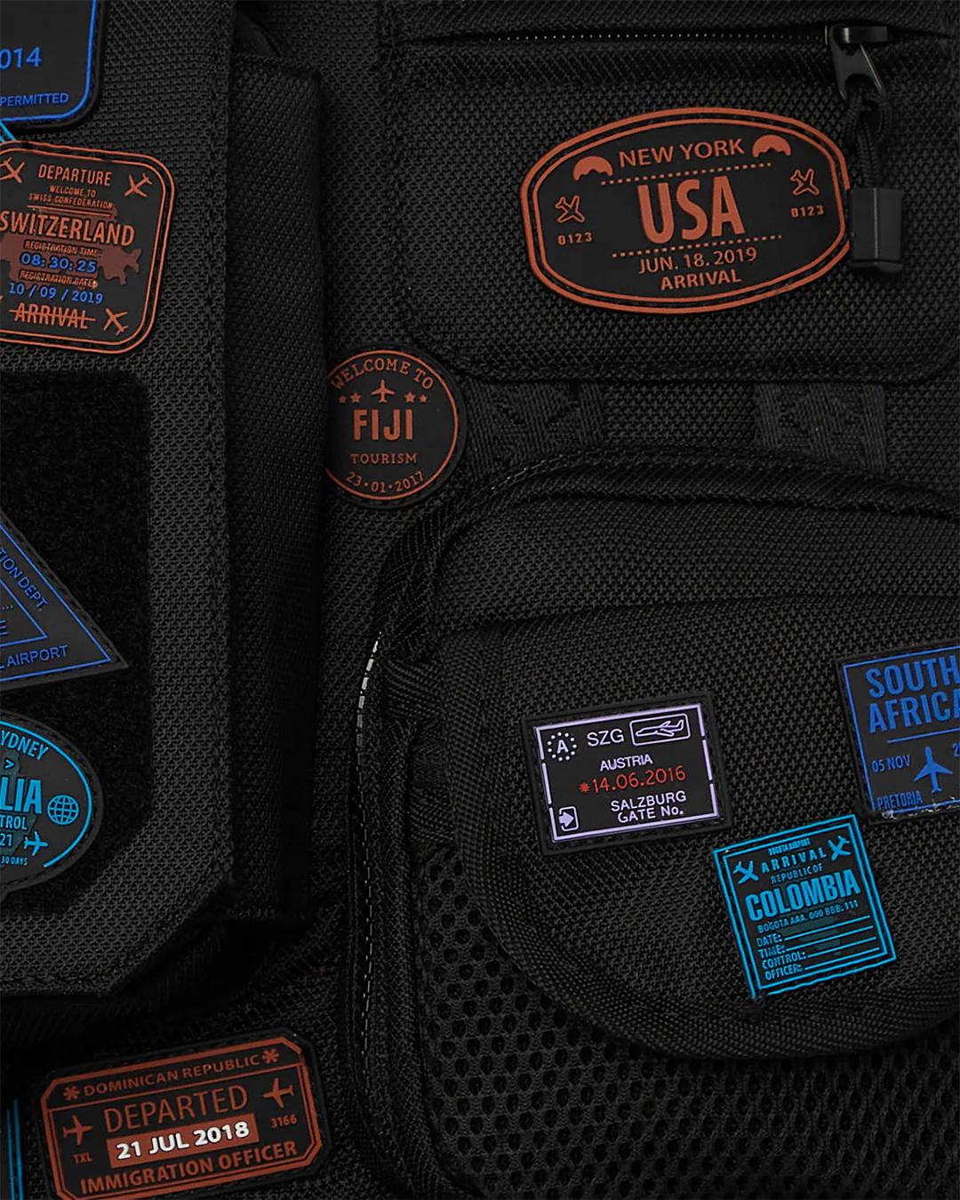 Sprayground JAMES FIRST CLASS I GOT THESE STAMPS BACKPACK
