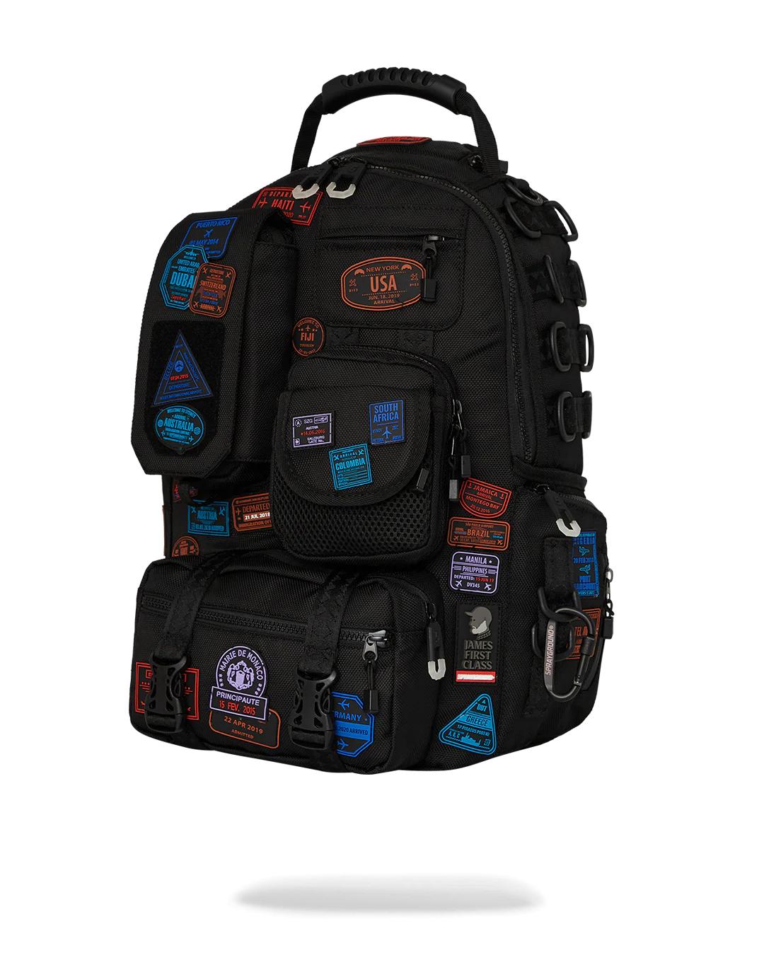 Sprayground JAMES FIRST CLASS I GOT THESE STAMPS BACKPACK