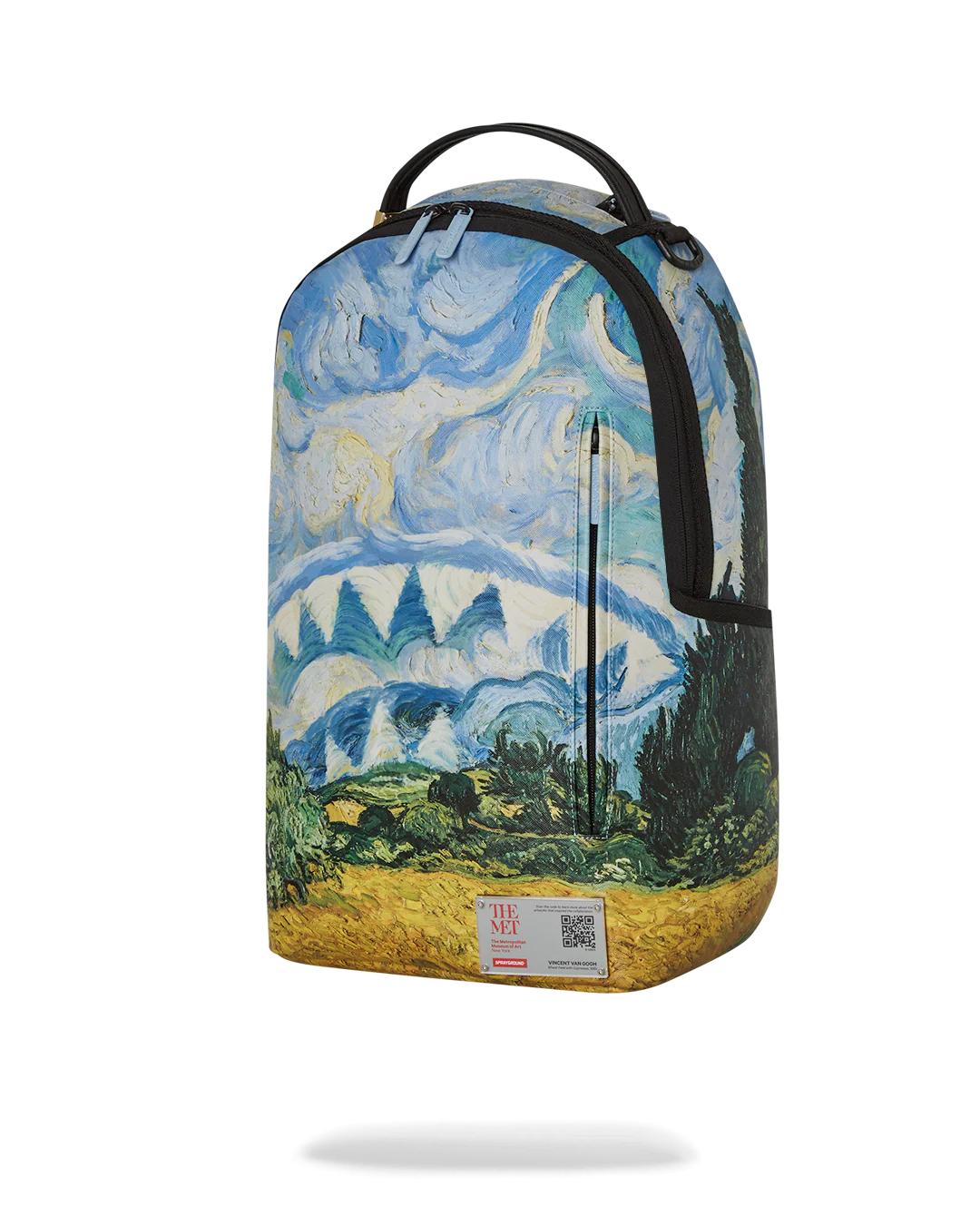 Sprayground THE MET VAN GOGH WHEAT FIELD WITH CYPRESSES BACKPACK